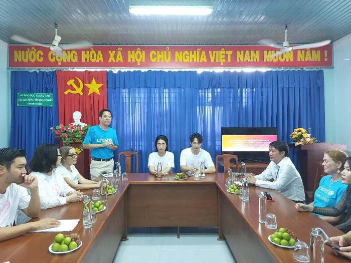 UNICEF thăm Trung tâm Hỗ trợ phát triển giáo dục hòa nhập 