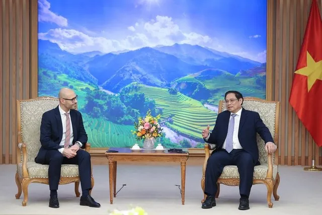 Thủ tướng Phạm Minh Chính tiếp Tổng TK Tòa án Trọng tài thường trực