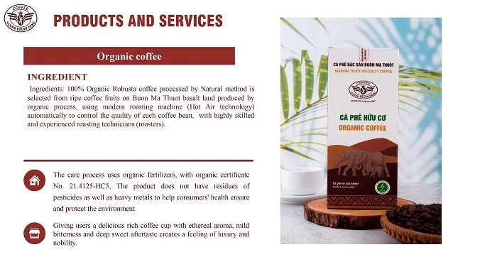 Công ty TNHH SX & TM Vương Thành Công: Đơn vị cung cấp cà phê chất lượng