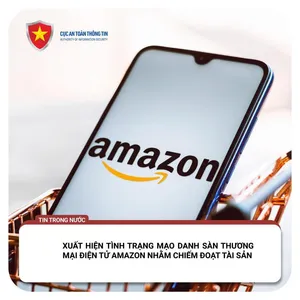 Cảnh báo lừa đảo mạo danh sàn thương mại điện tử Amazon