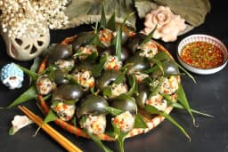 Ốc bươu hấp lá gừng Hà Trung - Đặc sản dân dã nức tiếng xứ Thanh