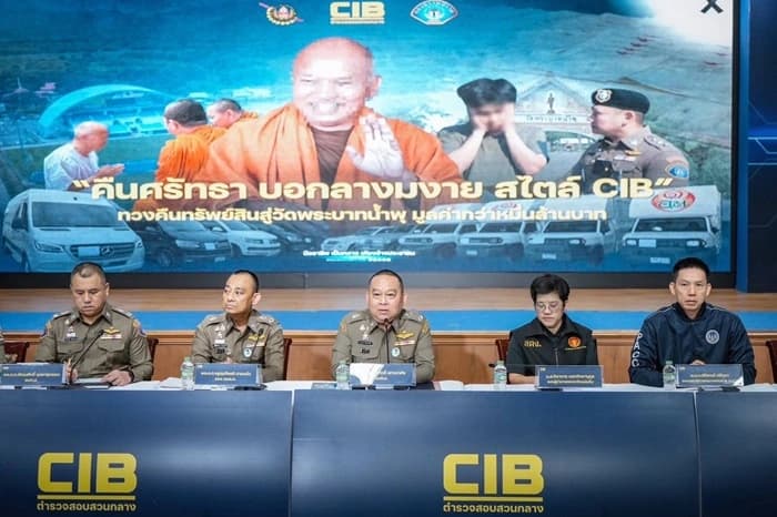 Thái Lan tịch thu tài sản trụ trì ăn chặn tiền quyên góp