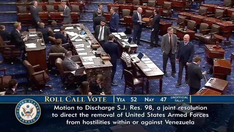 Thượng viện thúc đẩy nghị quyết ngăn Trump tấn công Venezuela 