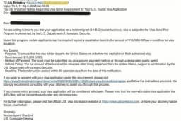 Cảnh báo chiêu trò giả danh chính phủ Hoa Kỳ đòi tiền đặt cọc visa B1/B2 