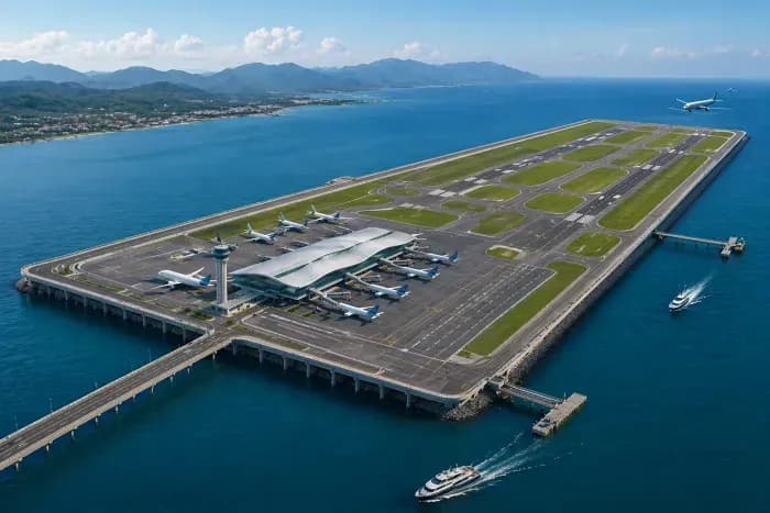 Bộ Xây dựng Việt Nam đề xuất xây sân bay trên mặt biển