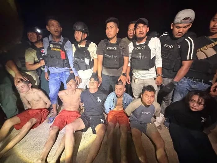 Campuchia bắt được nhóm phạm nhân nổ súng và trốn khỏi tòa án 