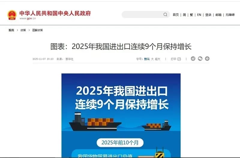 Xuất nhập khẩu Trung Quốc sang Hoa Kỳ giảm vào tháng 10