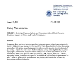 Hoa Kỳ xem xét điều kiện xin quốc tịch với người nhập cư hợp pháp