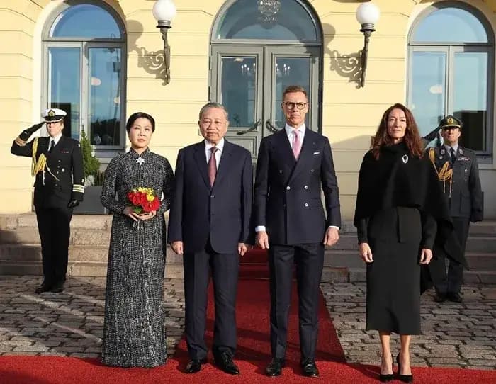 Tổng Bí thư Tô Lâm bắt đầu chuyến thăm Phần Lan