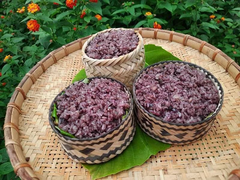 Xôi trám đen Cao Bằng - Món ăn dân dã miền non nước